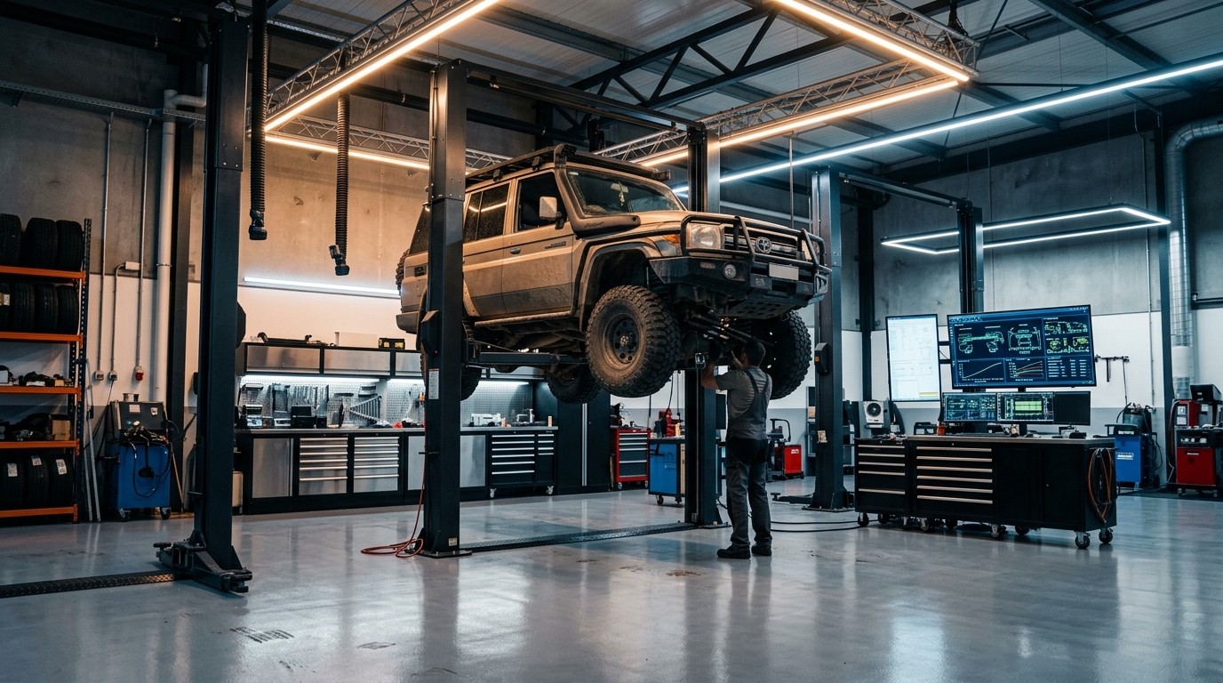 Estrutura da Oficina Titan 4x4